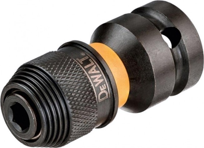 Адаптер для ударного гайковерта DeWALT 52 мм DT7508-QZ 1/2 дюйма, – внутренний шестигранник 1/4 дюйма [DT7508-QZ]
