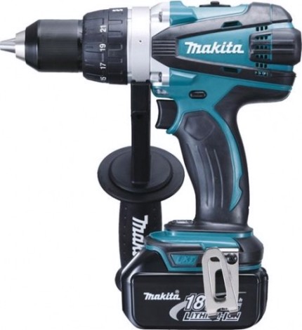 Аккумуляторная дрель-шуруповерт MAKITA DDF 458 RFE [DDF458RFE]