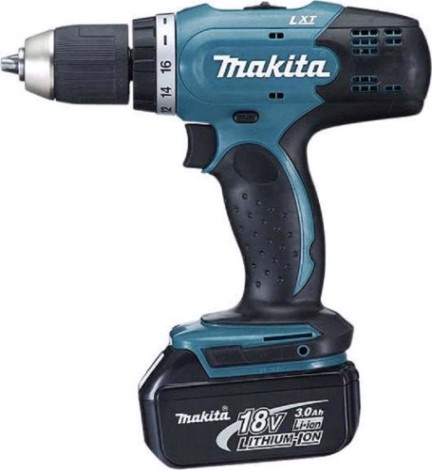 Аккумуляторная дрель-шуруповерт MAKITA DHP 453 RFE [DHP453RFE]