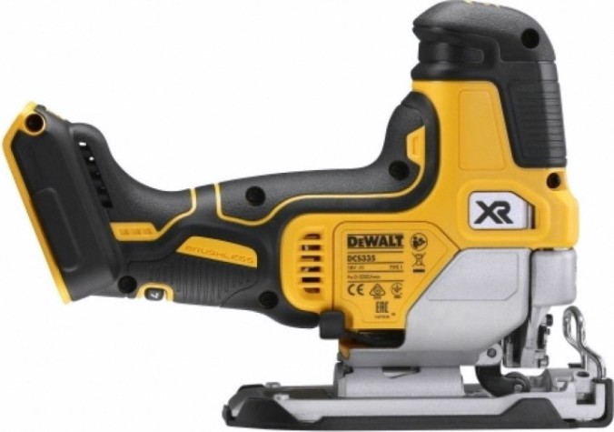 Аккумуляторный лобзик DeWALT DCS 335 N бесщеточный, без АКБ и ЗУ [DCS335N-XJ]