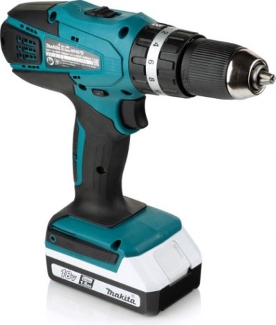 Аккумуляторный шуруповерт MAKITA HP 457 DWE ударный [HP457DWE]