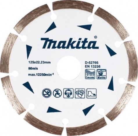 Алмазный диск для резки бетона MAKITA D-52766 (125x22,23x7 мм) [D-52766]