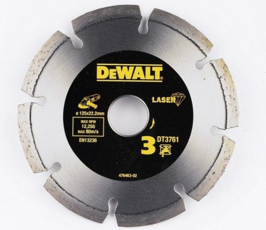 Алмазный диск универсальный DeWALT 125х22.2 мм DT3761-XJ [DT3761-XJ]
