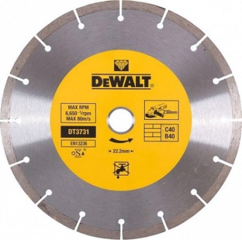 Алмазный диск универсальный DeWALT 230х22.2 мм DT3731-XJ