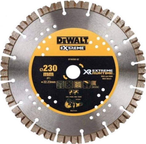 Алмазный диск универсальный DeWALT 230х22.2 мм DT40260-QZ [DT40260-QZ]
