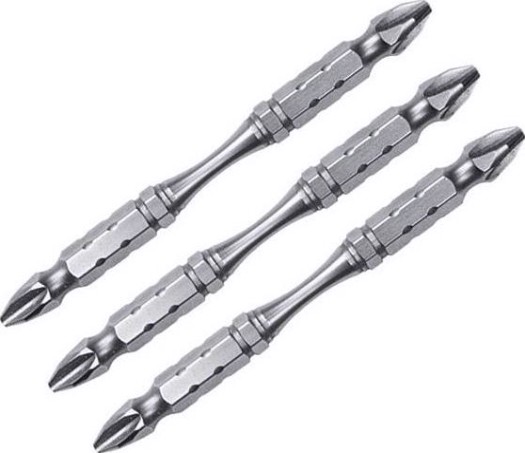 Бита для заворачивания MAKITA B-12326 двусторонняя Silver Torsion PH2, 85 мм, E-form (MZ