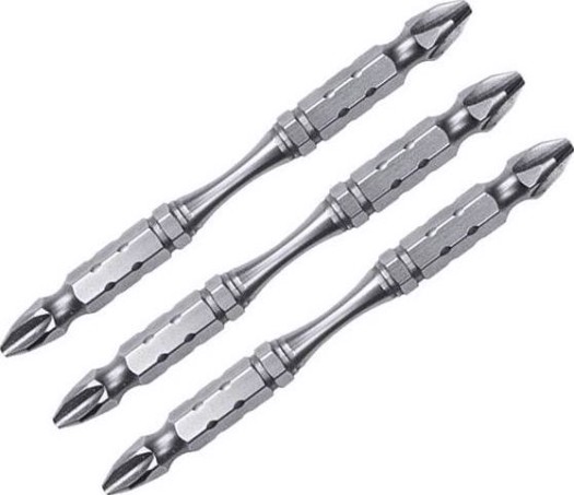 Бита для заворачивания MAKITA B-20703 двустороняя Silver Torsion PH2, 65 мм, E-form (MZ)