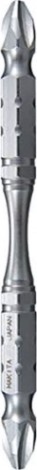 Бита для заворачивания MAKITA B-20719 двустороняя Silver Torsion PZ2, 65 мм, E-form (MZ)