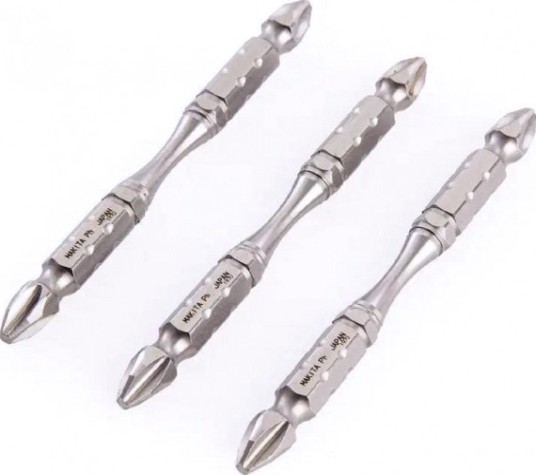 Бита для заворачивания MAKITA B-21886 двусторонняя Silver Torsion PH3, 85 мм, E-form (MZ