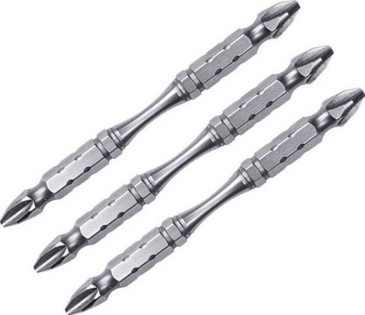 Бита для заворачивания MAKITA B-21892 двусторонняя Silver Torsion PH3, 110 мм, E-form (M
