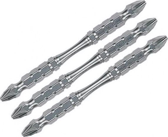 Бита для заворачивания MAKITA B-21945 двустороняя Silver Torsion PZ3, 110 мм, E-form (MZ