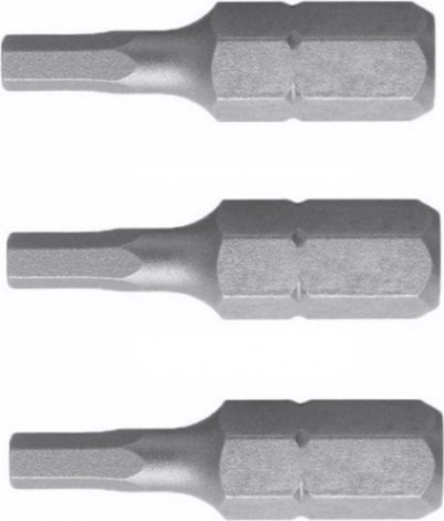 Бита для заворачивания MAKITA B-23662 HEX1.5, 25 мм, C-form, 3 шт.