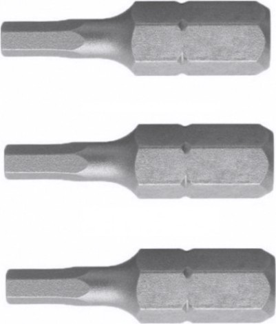 Бита для заворачивания MAKITA B-23690 HEX3.0, 25 мм, C-form, 3 шт.