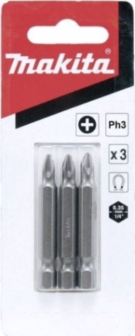Бита для заворачивания MAKITA B-25236 PH3, 50 мм, E-form(MZ), 3 шт.