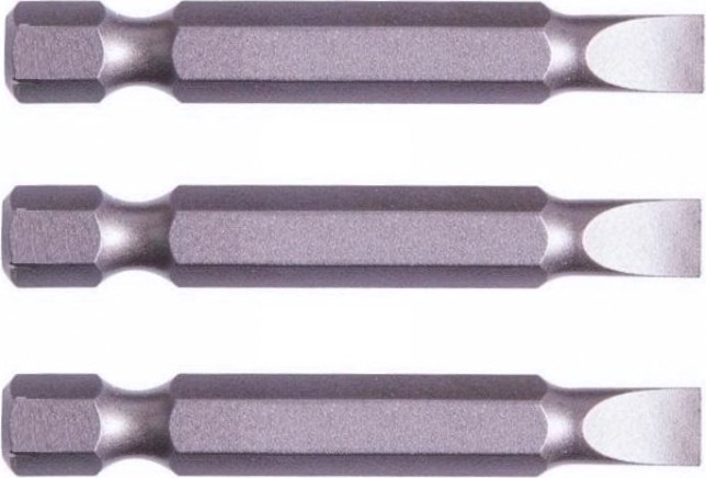 Бита для заворачивания MAKITA B-25317 SL1.0x5.5, 50 мм, E-form (MZ), 3 шт.