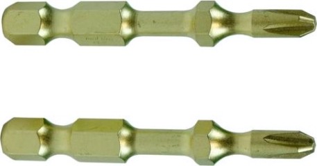 Бита для заворачивания MAKITA B-62365 Impact Gold Slim PZ2, 50 мм, E-form (MZ), 2 шт.