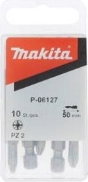 Бита для заворачивания MAKITA P-06127 PZ2, 50 мм, C-form, 10 шт.