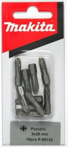 Бита для заворачивания MAKITA P-06133 PZ3, 25 мм, C-form, 10 шт.