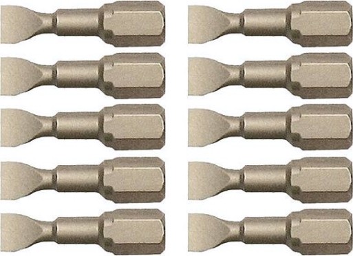 Бита для заворачивания MAKITA P-06242 SL1.6x8.0, 25 мм, E-form (MZ), 10 шт.