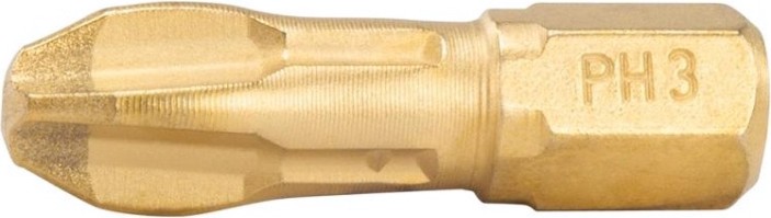 Бита для заворачивания MAKITA P-38598 алмазная PH3, 25 мм, C-form, 3 шт.