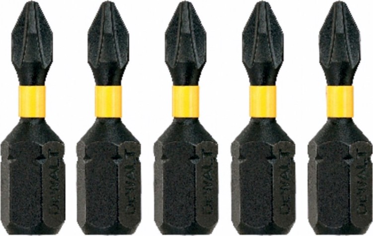 Бита для заворачивания ударная DeWALT РH1х25 мм (5шт) IMPACT TORSION DT7993T-QZ [DT7993T-QZ]