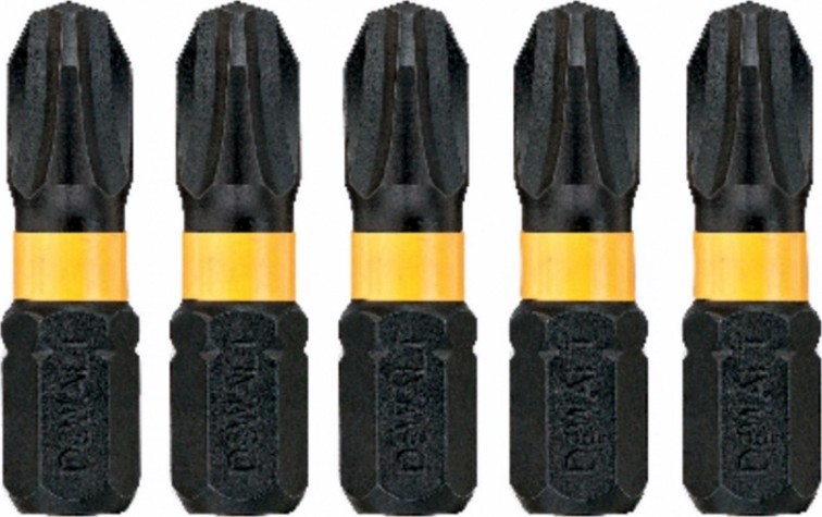 Бита для заворачивания ударная DeWALT РH3х25 мм (5шт) IMPACT TORSION DT7995T-QZ [DT7995T-QZ]