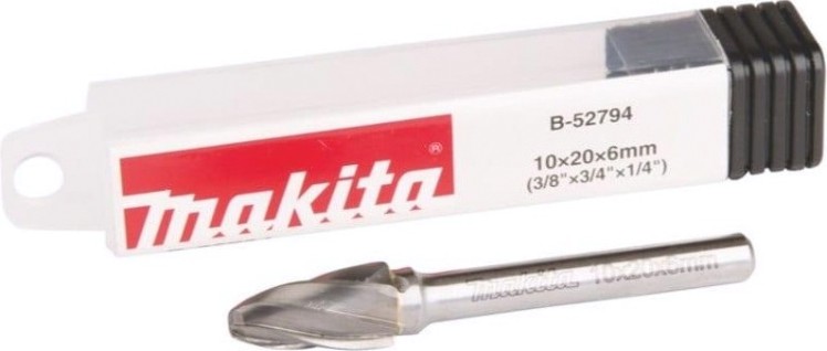Бор-фреза по металлу MAKITA B-52794-10 10x20x6, 10 шт. (цветной металл, SF)