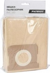 Бумажный мешок PATRIOT для пылесосов VC 330 30 л. 5шт [755302070]