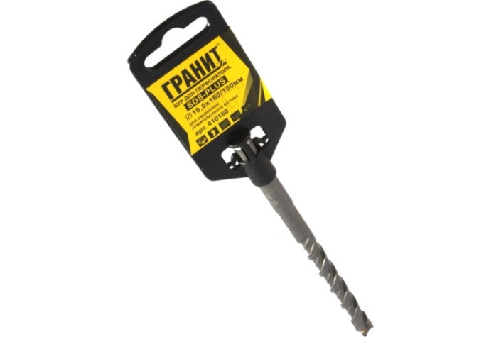 Бур SDS-plus ГРАНИТ Quadro-X 10,0х160/100 [410160]