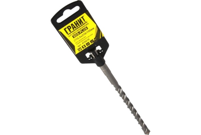 Бур SDS-plus ГРАНИТ Quadro-X 10,0х210/150 [410210]