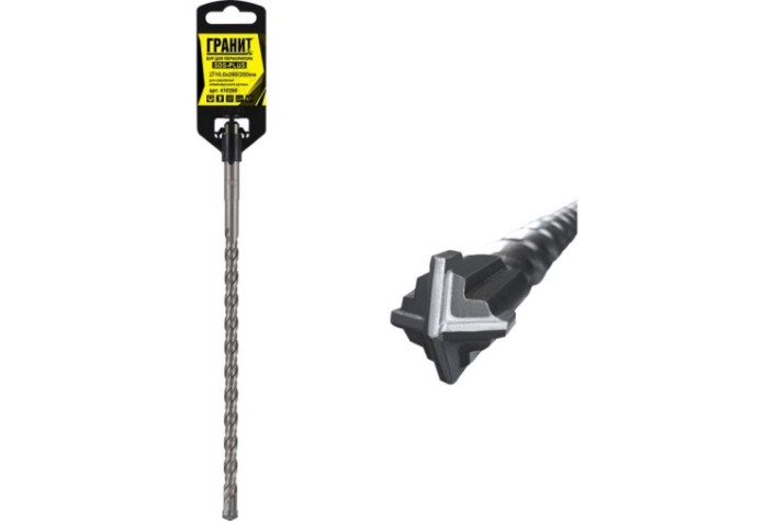 Бур SDS-plus ГРАНИТ Quadro-X 10,0х260/200 [410260]