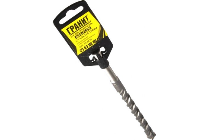 Бур SDS-plus ГРАНИТ Quadro-X 14,0х210/150 [414210]