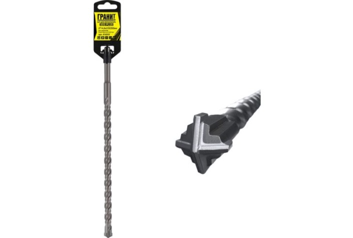 Бур SDS-plus ГРАНИТ Quadro-X 14,0х310/250 [414310]