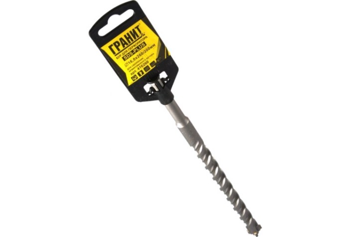 Бур SDS-plus ГРАНИТ Quadro-X 16,0х260/200 [416260]