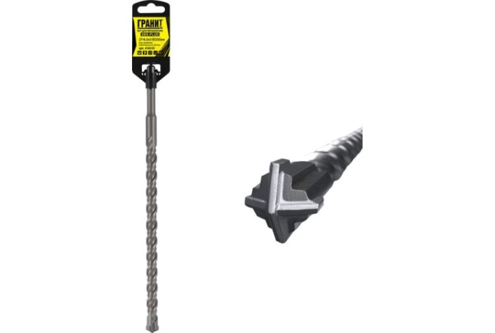 Бур SDS-plus ГРАНИТ Quadro-X 16,0х310/250 [416310]
