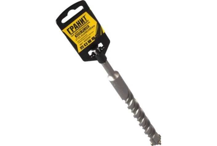 Бур SDS-plus ГРАНИТ Quadro-X 22,0х250/200 [422250]