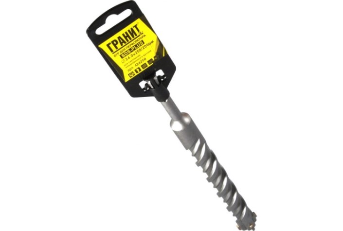 Бур SDS-plus ГРАНИТ Quadro-X 24,0х250/200 [424250]