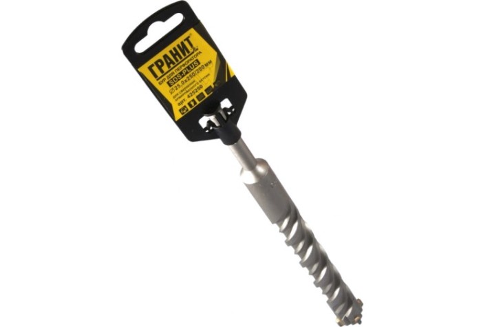Бур SDS-plus ГРАНИТ Quadro-X 25,0х250/200 [425250]