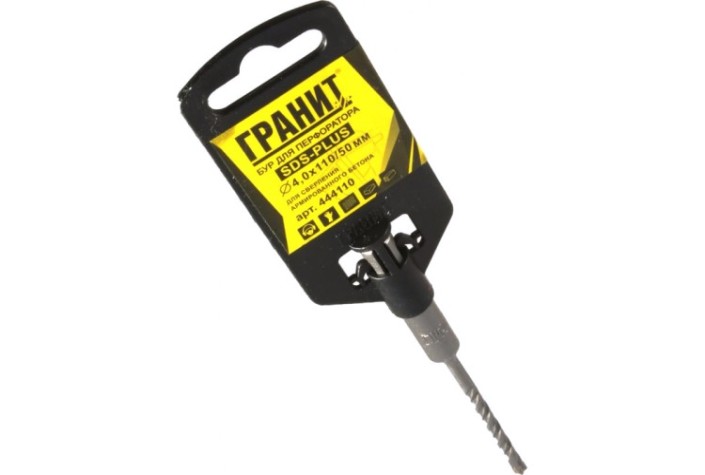 Бур SDS-plus ГРАНИТ Quadro-X 4,0х110/50 [444110]