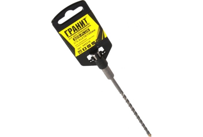 Бур SDS-plus ГРАНИТ Quadro-X 5,0х210/150 [445210]