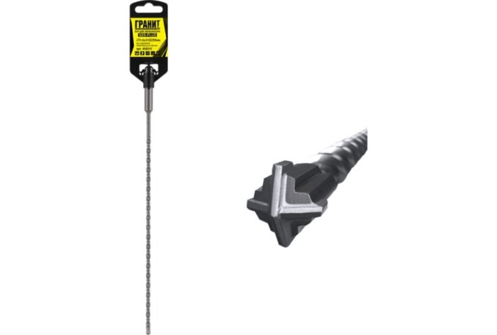 Бур SDS-plus ГРАНИТ Quadro-X 5,0х310/250 [405310]