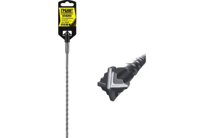 Бур SDS-plus ГРАНИТ Quadro-X 6,0х260/200 [446260]