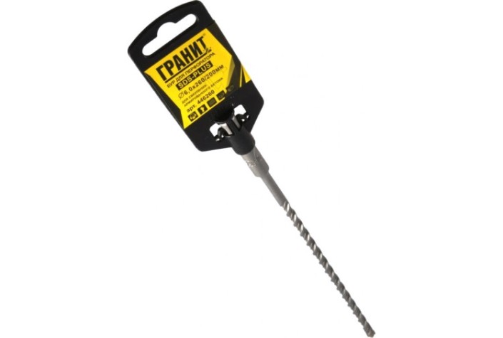 Бур SDS-plus ГРАНИТ Quadro-X 6,0х260/200 [446260]