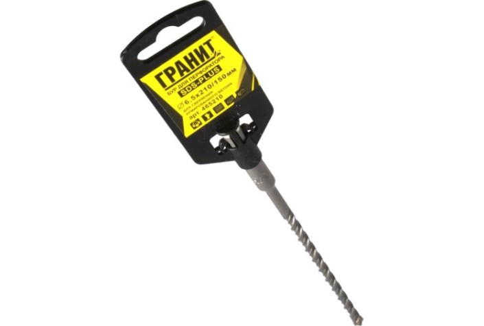 Бур SDS-plus ГРАНИТ Quadro-X 6,5х210/150 [465210]