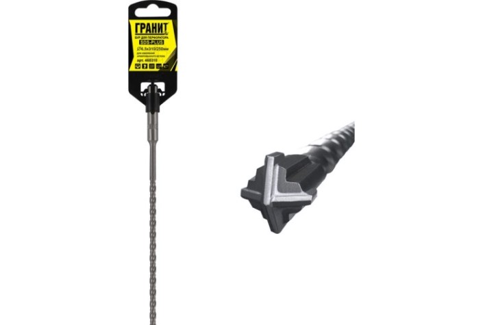 Бур SDS-plus ГРАНИТ Quadro-X 6,5х310/250 [465310]
