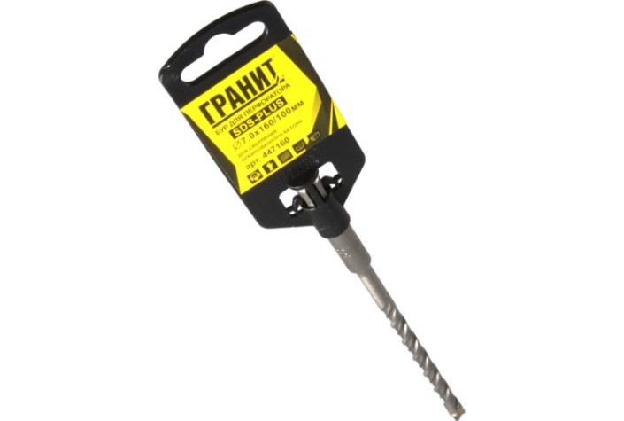 Бур SDS-plus ГРАНИТ Quadro-X 7,0х160/100 [447160]