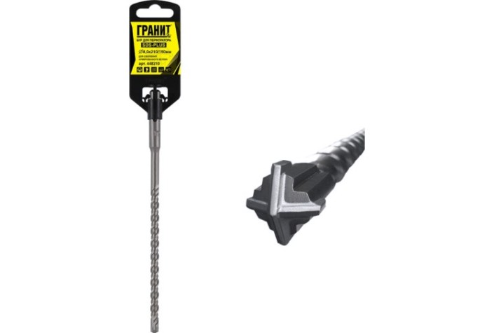 Бур SDS-plus ГРАНИТ Quadro-X 8,0х210/150 [448210]