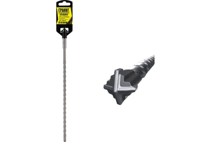 Бур SDS-plus ГРАНИТ Quadro-X 8,0х310/250 [448310]
