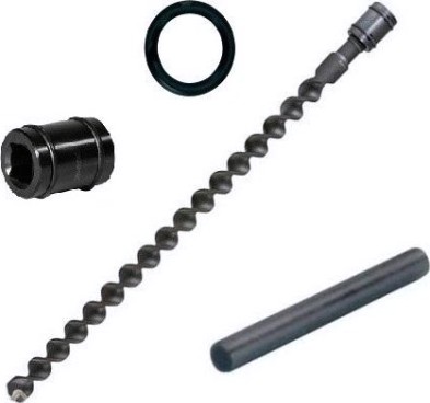 Бур шнековый MAKITA 3/4" 35мм (в комплекте муфта, штифт, кольцо) [B-54330]