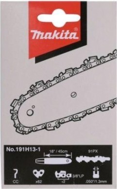 Цепь для пилы MAKITA 191H13-1 45см/18", шаг3/8", паз 1,3мм, звена 62, 91px